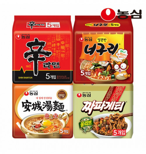 농심라면 신너안짜 (봉지/각5입/총20개) 1box