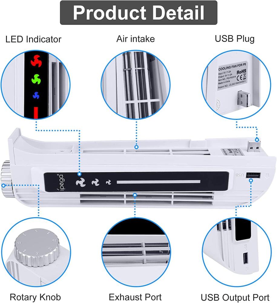 플레이스테이션5 쿨러 냉각팬 아이페가 - [전시상품]