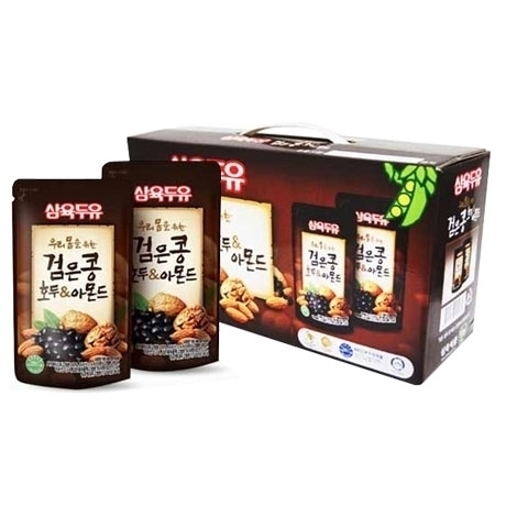 삼육 검은콩 호두&아몬드 파우치 190ml X 60팩