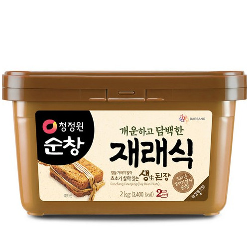 청정원 순창 재래식 생된장 1kg X 2