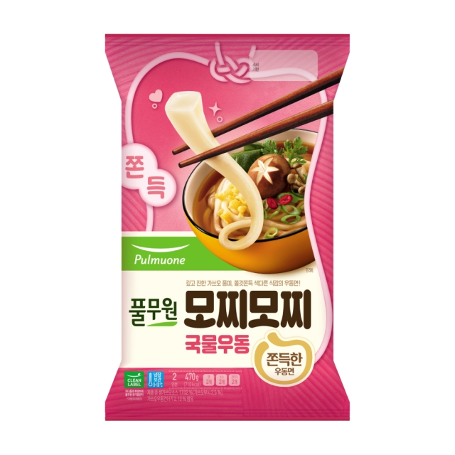 풀무원 모찌모찌 국물우동 2인분 470g 