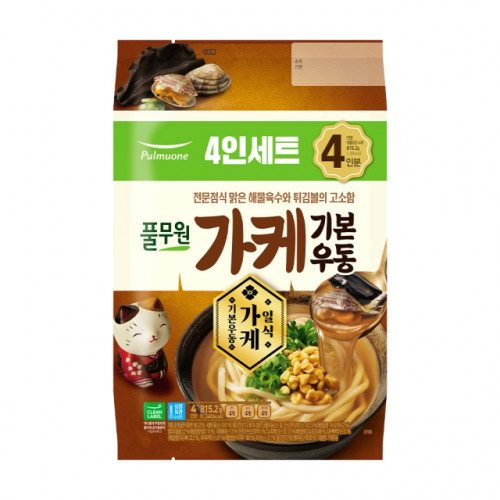 풀무원 가케우동 4인분 815g