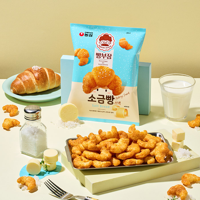 농심 빵부장 소금빵 55g X 16개