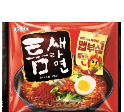 팔도 틈새라면 빨계떡 120g X 40개