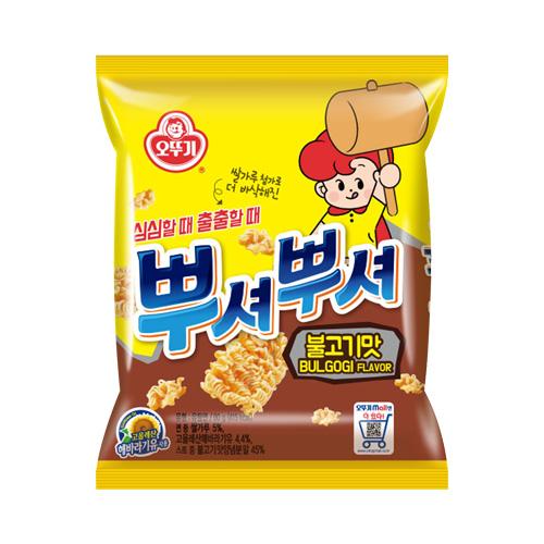 오뚜기 뿌셔뿌셔 불고기맛 90G X 16개