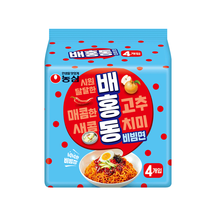 농심 배홍동 비빔면 137g X 32개