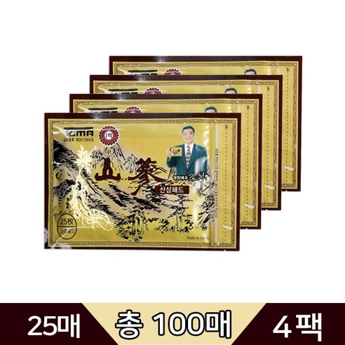 가온들 산삼패드 25매 X 4개