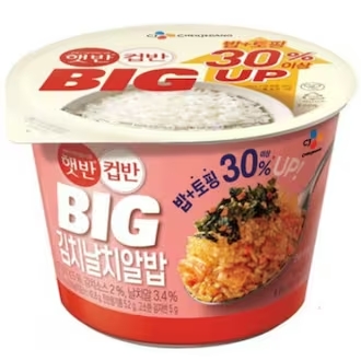 BIG 컵반 김치날치알 X 10개