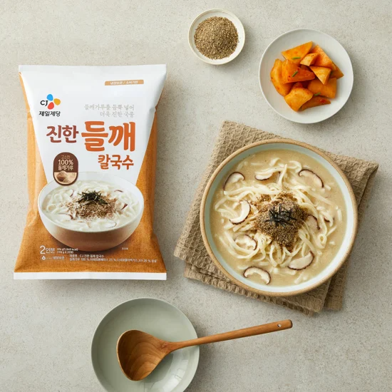 CJ 비비고 진한 들깨칼국수396g X 2팩