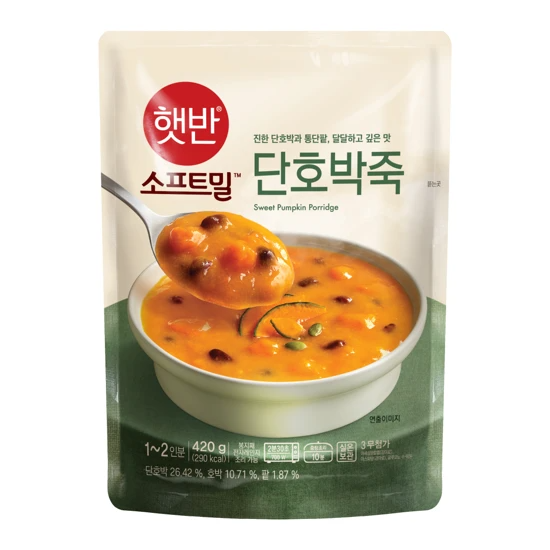 CJ 비비고 햇반 소프트밀 단호박죽 420g X 2개