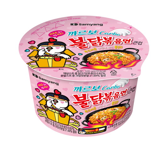 삼양 큰컵 까르보불닭볶음면 105g x 16입