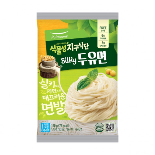 풀무원 지구식단 실키 두유면 150g X 4개